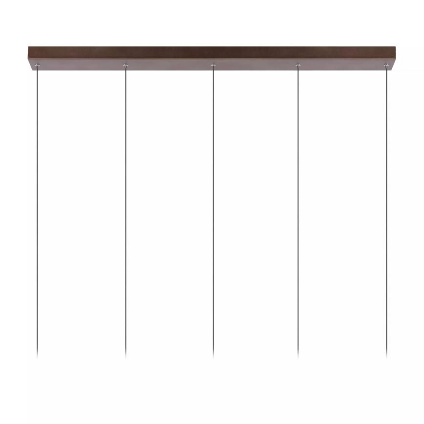 Lucide 24402/30/96 - LED Dimmable chandelier on a string MARGARY 5xLED/4,2W/230V brass