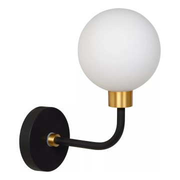 Lucide 30265/01/30 - Bathroom wall lamp BEREND 1xG9/33W/230V IP44 black