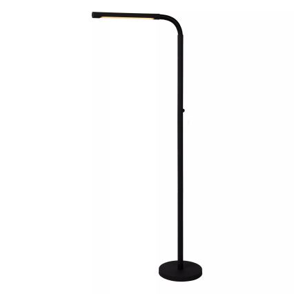 Lucide 36712/04/30 - LED Dimmable touch floor lamp GILLY LED/6W/230V 4000 mAh black