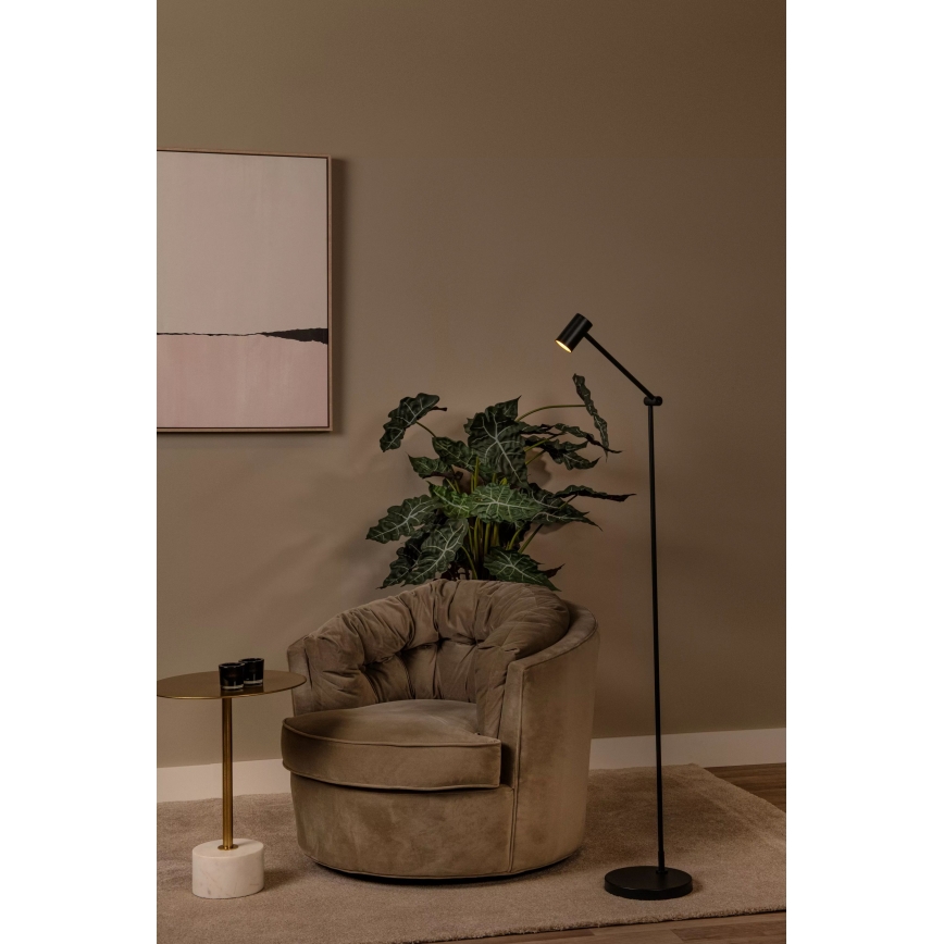 Lucide 36722/03/30 - LED Dimmable touch floor lamp TIPIK LED/3W/230V black