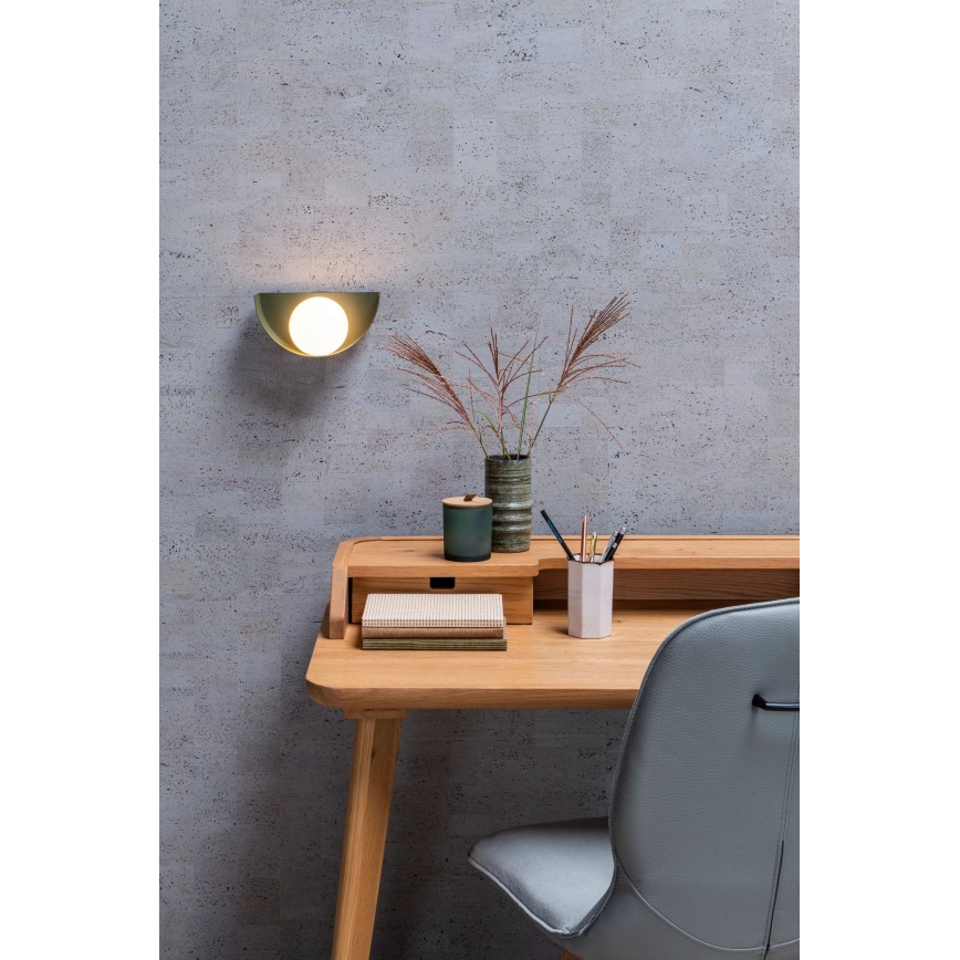 Lucide 45201/01/33 - Wall light BENNI 1xG9/28W/230V green