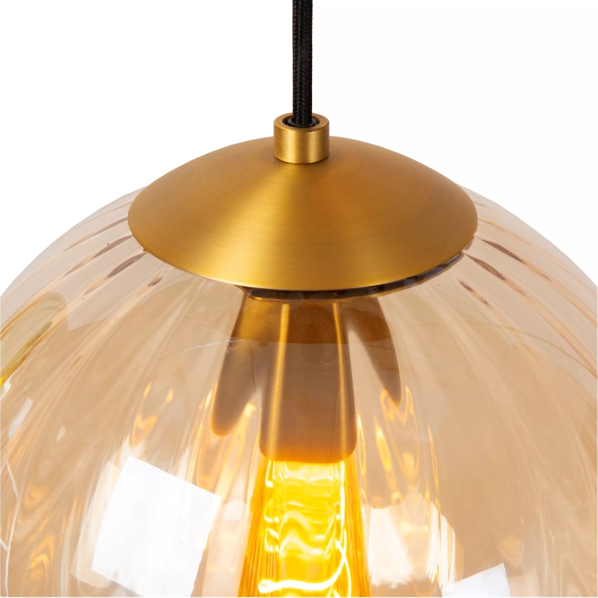Lucide 45493/03/33 - Chandelier on a string MONSARAZ 3xE27/40W/230V green/beige