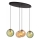 Lucide 45493/04/33 - Chandelier on a string MONSARAZ 4xE27/40W/230V green/beige