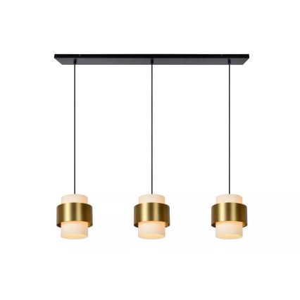 Lucide 45497/03/02 - Chandelier on a string FIRMIN 3xE27/40W/230V gold