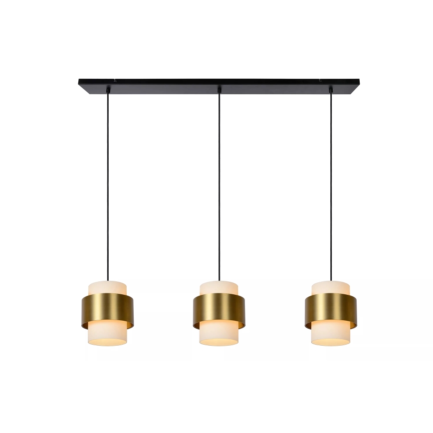 Lucide 45497/03/02 - Chandelier on a string FIRMIN 3xE27/40W/230V gold