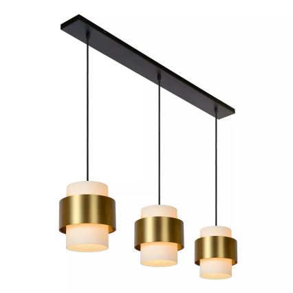Lucide 45497/03/02 - Chandelier on a string FIRMIN 3xE27/40W/230V gold