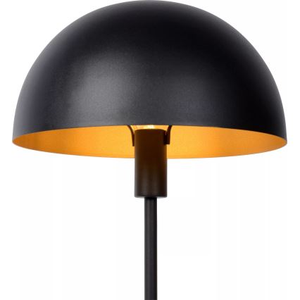 Lucide 45596/01/30 - Table lamp SIEMON 1xE14/25W/230V black
