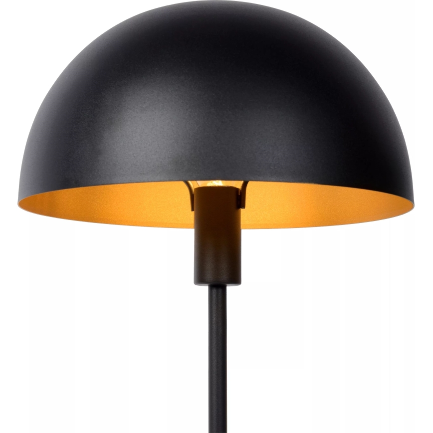 Lucide 45596/01/30 - Table lamp SIEMON 1xE14/25W/230V black