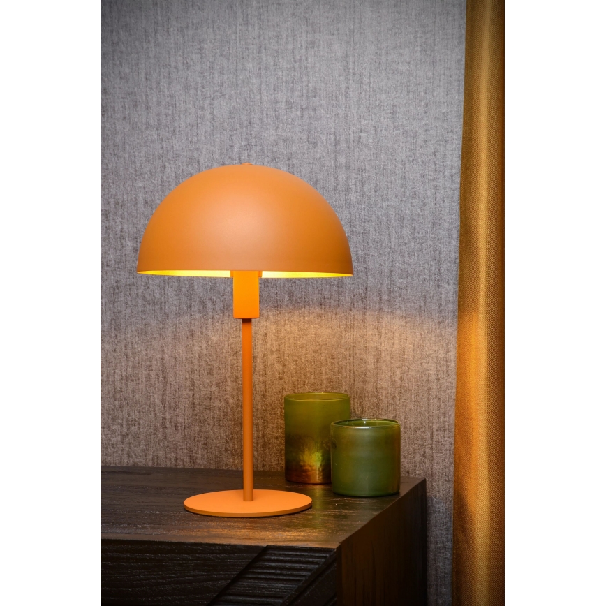 Lucide 45596/01/44 - Table lamp SIEMON 1xE14/25W/230V orange