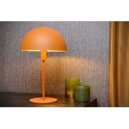 Lucide 45596/01/44 - Table lamp SIEMON 1xE14/25W/230V orange