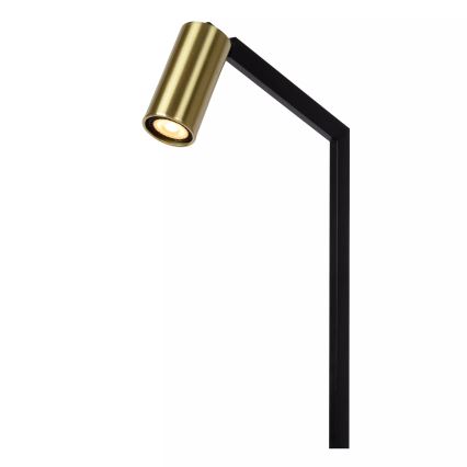 Lucide 45799/01/30 - Floor lamp SYBIL 1xGU10/35W/230V black/gold
