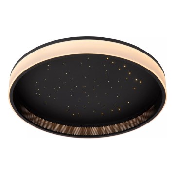 Lucide 71102/40/30 - LED Dimmable ceiling light ESTREJA LED/40W/230V 2500-3000K d. 40 cm black + remote control
