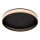 Lucide 71102/40/30 - LED Dimmable ceiling light ESTREJA LED/40W/230V 2500-3000K d. 40 cm black + remote control