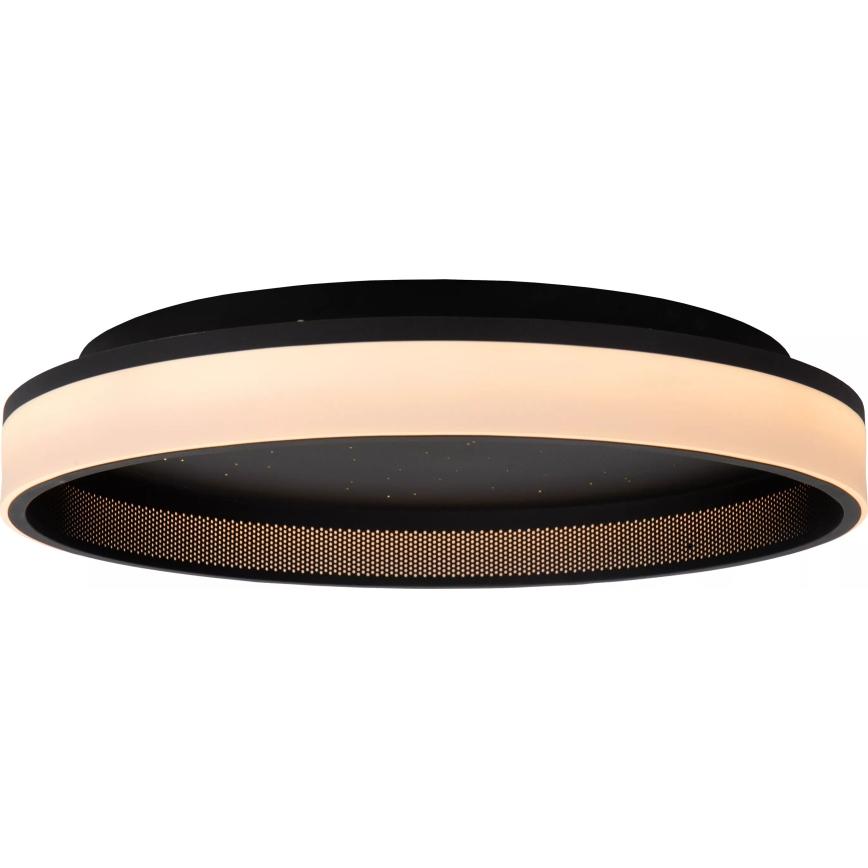 Lucide 71102/40/30 - LED Dimmable ceiling light ESTREJA LED/40W/230V 2500-3000K d. 40 cm black + remote control