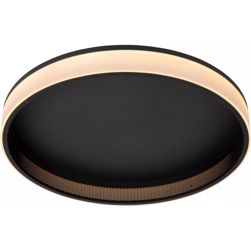 Lucide 71102/40/30 - LED Dimmable ceiling light ESTREJA LED/40W/230V 2500-3000K d. 40 cm black + remote control