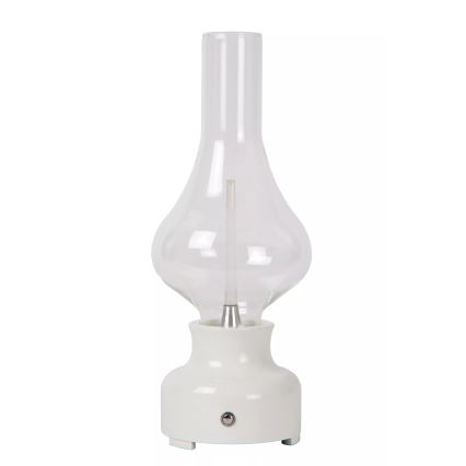Lucide 74516/02/31 - LED Dimmable touch table lamp JASON LED/2W/230V USB 2000 mAh white