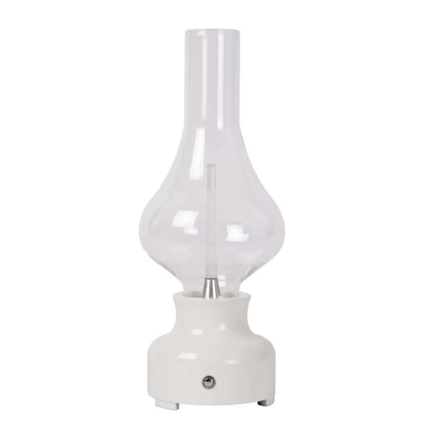 Lucide 74516/02/31 - LED Dimmable touch table lamp JASON LED/2W/230V USB 2000 mAh white
