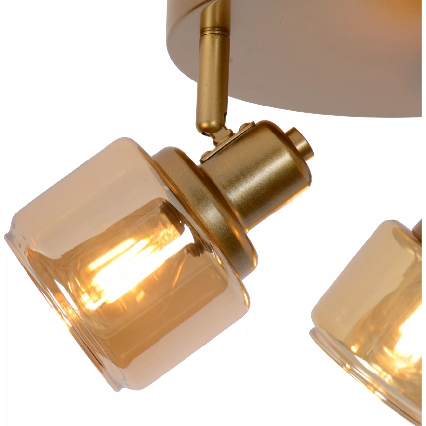 Lucide 77979/13/02 - Spotlight BJORN 3xE14/40W/230V gold