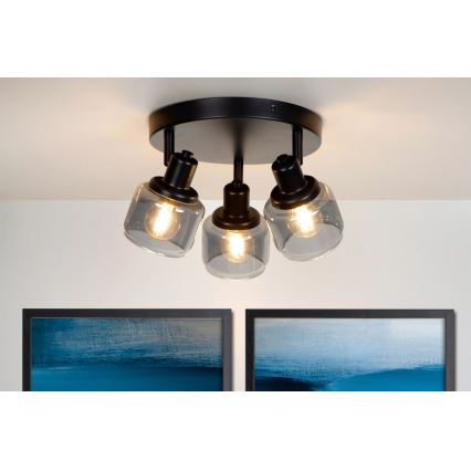 Lucide 77979/13/30 - Spotlight BJORN 3xE14/40W/230V black