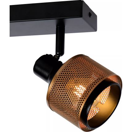 Lucide 77980/02/30 - Spotlight RAFA 2xE14/40W/230V black/bronze