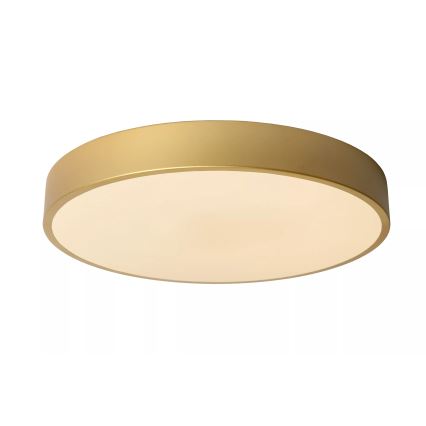 Lucide 79185/40/02 - LED Dimmable ceiling light UNAR LED/24W/230V d. 39,5 cm gold