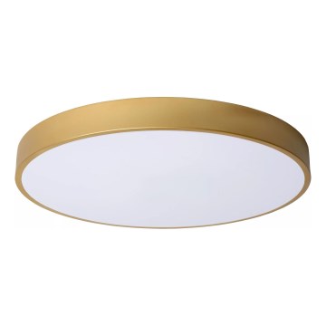 Lucide 79185/50/02 - LED Dimmable ceiling light UNAR LED/36W/230V d. 49,5 cm gold