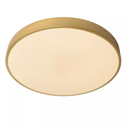 Lucide 79185/50/02 - LED Dimmable ceiling light UNAR LED/36W/230V d. 49,5 cm gold