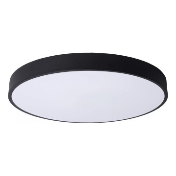 Lucide 79185/50/30 - LED Dimmable ceiling light UNAR LED/36W/230V d. 49,5 cm black