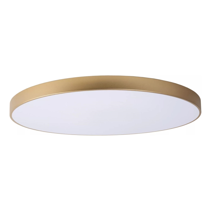Lucide 79185/80/02 - LED Dimmable ceiling light UNAR LED/80W/230V d. 80 cm gold