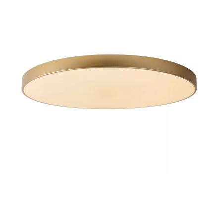 Lucide 79185/80/02 - LED Dimmable ceiling light UNAR LED/80W/230V d. 80 cm gold