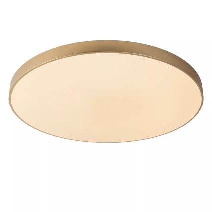 Lucide 79185/80/02 - LED Dimmable ceiling light UNAR LED/80W/230V d. 80 cm gold
