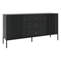 LUE Black Chest of Drawers