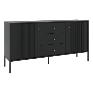 LUE Black Chest of Drawers