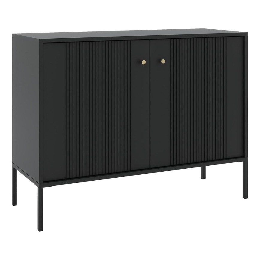 LUE Black Chest of Drawers