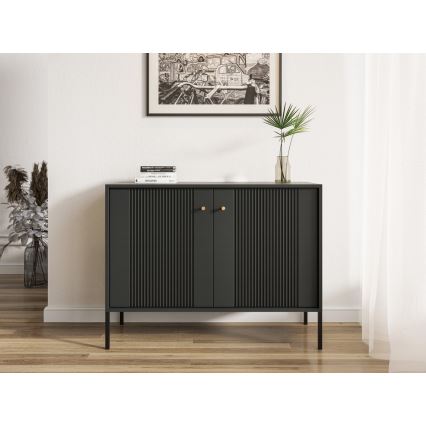 LUE Black Chest of Drawers