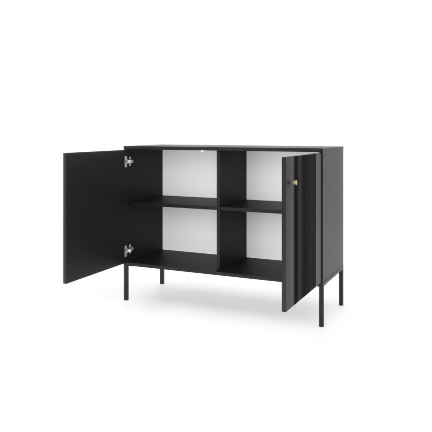 LUE Black Chest of Drawers