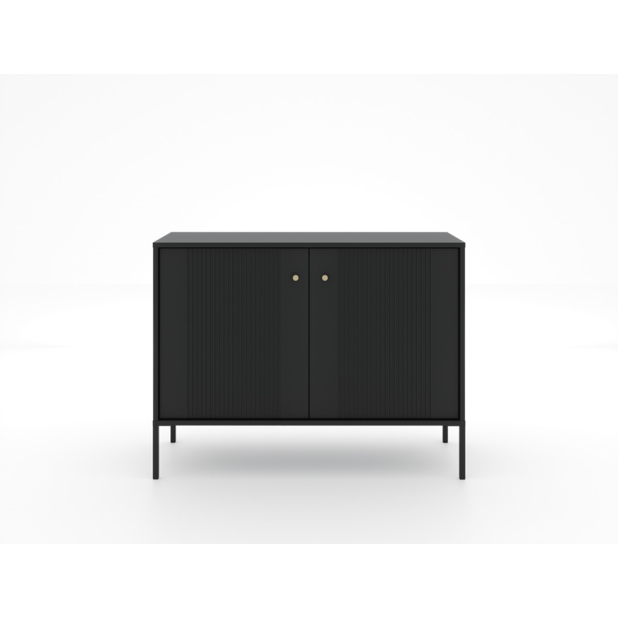 LUE Black Chest of Drawers