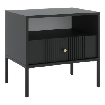 LUE Black Nightstand