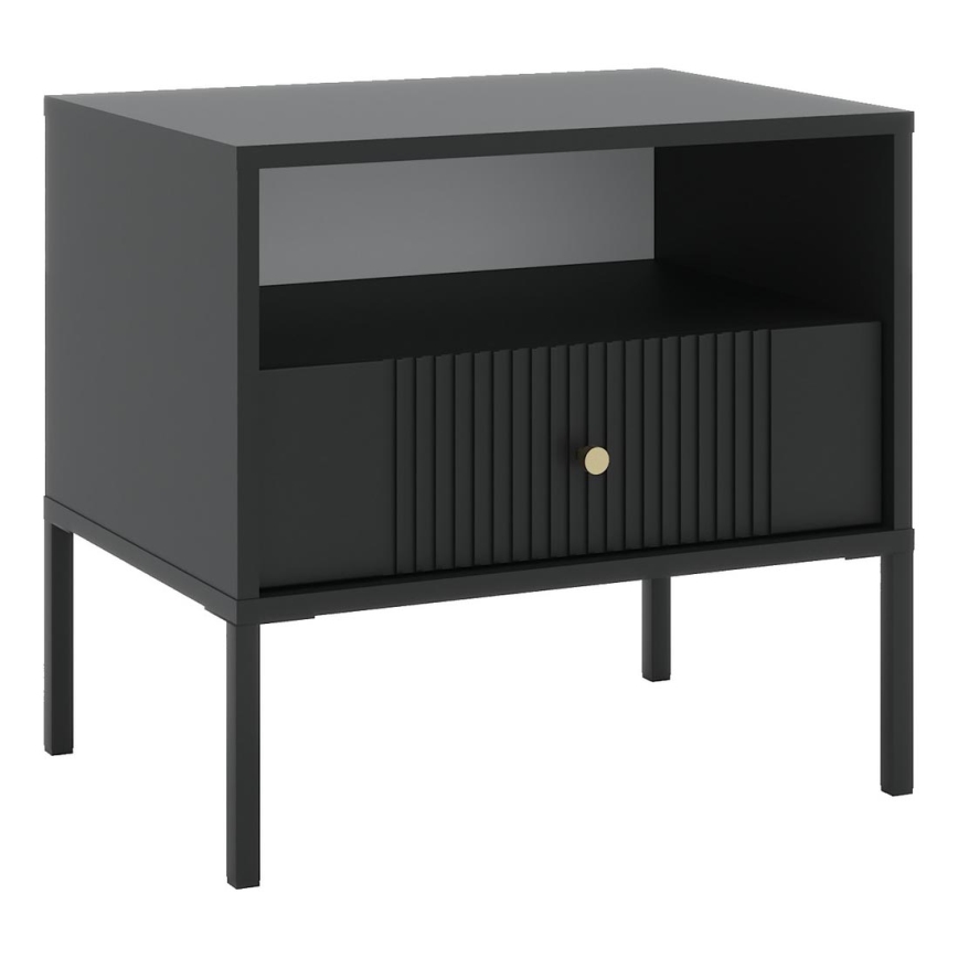 LUE Black Nightstand