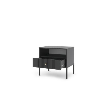 LUE Black Nightstand