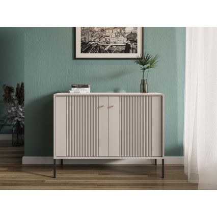 LUE Chest of Drawers, Beige/Black
