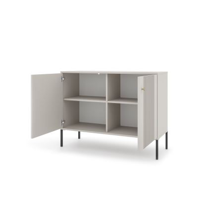 LUE Chest of Drawers, Beige/Black