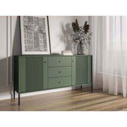 LUE Chest of Drawers — Green/Black