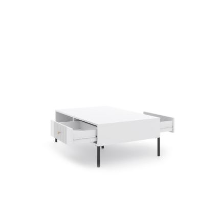 LUE Coffee Table 104x68 cm White/Black