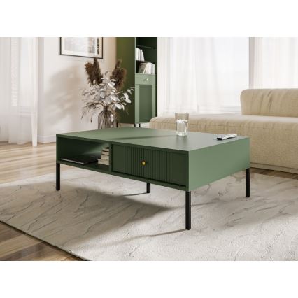 LUE Coffee Table, Green/Black