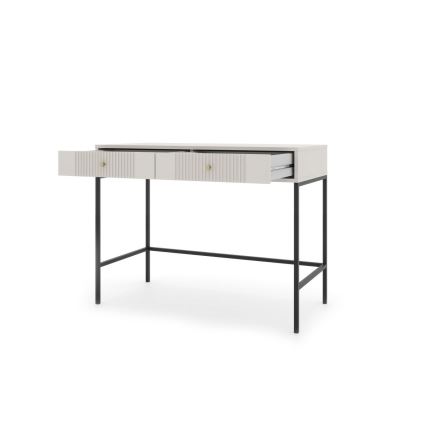 LUE Console Table, Beige/Black