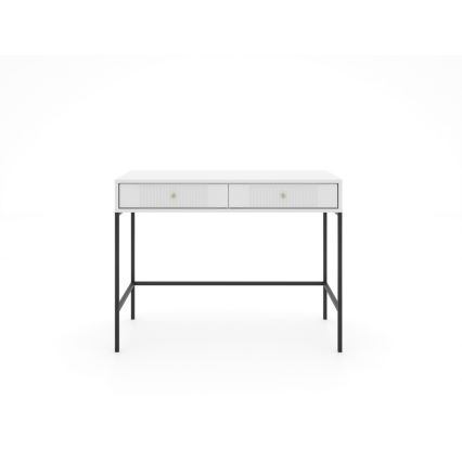 LUE Console Table, White/Black