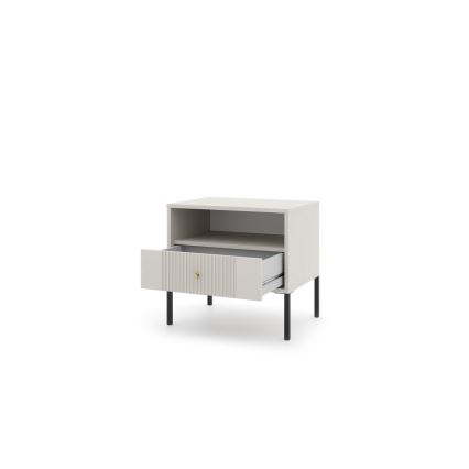 LUE Nightstand Beige/Black