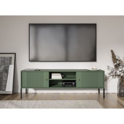 LUE TV Stand, Green/Black