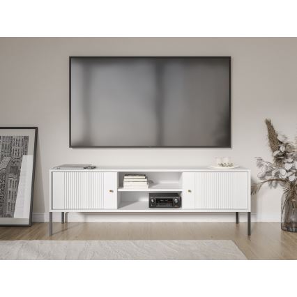 LUE TV Stand White/Black